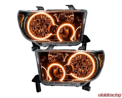 Oracle Lighting Pre-Assembled Halo Headlights (Black Housing) ColorSHIFT w/ BC1 Controller SMD Toyota Tundra 2007-2013 - 7119-335