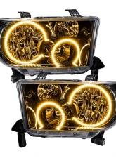 Oracle Lighting Pre-Assembled Halo Headlights (Black Housing) ColorSHIFT w/ BC1 Controller SMD Toyota Tundra 2007-2013                                     - 7119-335 - Image 8