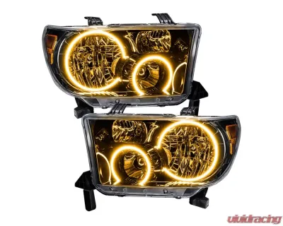 Oracle Lighting Pre-Assembled Halo Headlights (Black Housing) ColorSHIFT w/ BC1 Controller SMD Toyota Tundra 2007-2013 - 7119-335