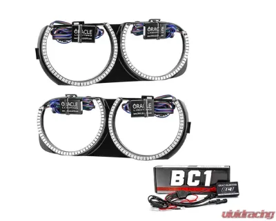 Oracle Lighting ColorSHIFT Pre-Installed Halo Headlight Bezels w/ BC1 Controller Dodge Challenger 2015-2023 - 7739-335