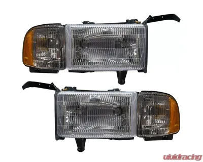 Oracle Lighting Pre-Assembled Halo Headlights ColorSHIFT w/ RF Controller SMD HL Dodge Ram 1500 | 2500 | 3500 1994-2002 - 8167-330