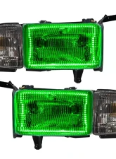 Oracle Lighting Pre-Assembled Halo Headlights ColorSHIFT w/ Simple Controller SMD HL Dodge Ram 1500 | 2500 | 3500 1994-2002                                     - 8167-504 - Image 9