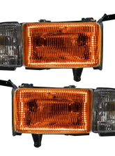 Oracle Lighting Pre-Assembled Halo Headlights ColorSHIFT w/ Simple Controller SMD HL Dodge Ram 1500 | 2500 | 3500 1994-2002                                     - 8167-504 - Image 10