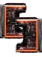 Oracle Lighting Dynamic ColorSHIFT Pre-Assembled Headlights Black Edition Ford F-250 | 350 Super Duty 2017-2019                                     - 8203-332 - Image 10