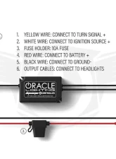 Oracle Lighting Dynamic ColorSHIFT Pre-Assembled Headlights Black Edition Ford F-250 | 350 Super Duty 2017-2019                                     - 8203-332 - Image 4