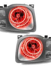 Oracle Lighting Pre-Assembled Halo Headlights Red Color SMD HL Nissan Xterra SE 2002-2004                                     - 7179-003 - Image 5