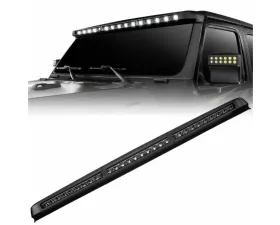 Oracle Lighting Integrated Windshield Roof LED Light Bar System Jeep Wrangler JL | Gladiator JT