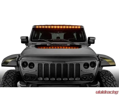 Oracle Lighting Integrated Windshield Roof LED Light Bar System Jeep Wrangler JL | Gladiator JT - 5917-023