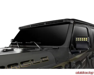 Oracle Lighting Integrated Windshield Roof LED Light Bar System Jeep Wrangler JL | Gladiator JT - 5917-023