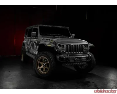 Oracle Lighting Integrated Windshield Roof LED Light Bar System Jeep Wrangler JL | Gladiator JT - 5917-023