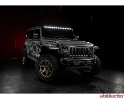 Oracle Lighting Integrated Windshield Roof LED Light Bar System Jeep Wrangler JL | Gladiator JT - 5917-023