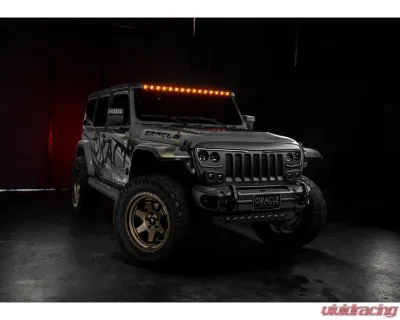 Oracle Lighting Integrated Windshield Roof LED Light Bar System Jeep Wrangler JL | Gladiator JT - 5917-023