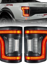 Oracle Lighting "Black Series" Flush Style LED Tail Lights Ford F-150 2015-2020                                     - 5913-504-T - Image 15