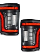 Oracle Lighting "Black Series" Flush Style LED Tail Lights Ford F-150 2015-2020                                     - 5913-504-T - Image 2