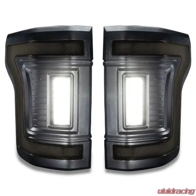 Oracle Lighting "Black Series" Flush Style LED Tail Lights Ford F-150 2015-2020 - 5913-504-T