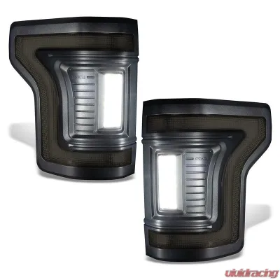 Oracle Lighting "Black Series" Flush Style LED Tail Lights Ford F-150 2015-2020 - 5913-504-T