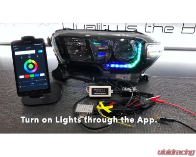 Oracle Lighting Dynamic ColorSHIFT RGB+A Headlight DRL Kit Toyota Tacoma 2016-2023 - 1278-332