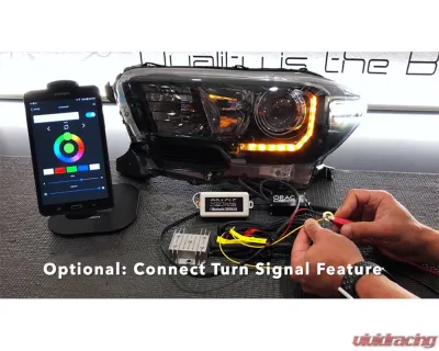 Oracle Lighting Dynamic ColorSHIFT RGB+A Headlight DRL Kit Toyota Tacoma 2016-2023 - 1278-332