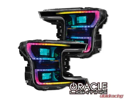 Oracle Lighting Dynamic ColorSHIFT DRL Replacements w/ Dynamic Turn Signals Ford F-150 2018-2020 - 1330-332
