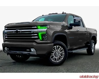 Oracle Lighting Colorshift RGB+W Headlight DRL Upgrade w/ 2.0 Controller Chevrolet Silverado 2500 | 3500 2020-2023 - 1452-333