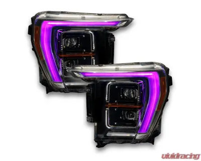 Oracle Lighting ColorShift RGB+W Headlight DRL Upgrade Kit With Simple Controller Ford F-150 2021-2023 - 1460-504