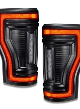 Oracle Lighting Flush Mount LED Tail Lights w/ Tinted Lens Ford F-250 | F-350 Super Duty 2017-2022                                     - 5896-504-T - Image 3