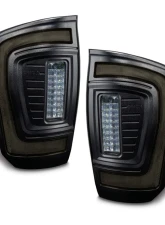 Oracle Lighting Tinted Lens Black Series Flush Style LED Tail Lights Toyota Tacoma Gen 3 2016-2023                                     - 5911-504-T - Image 11