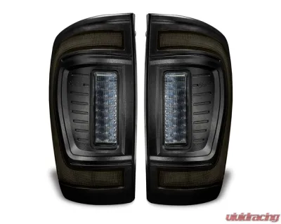 Oracle Lighting Tinted Lens Black Series Flush Style LED Tail Lights Toyota Tacoma Gen 3 2016-2023 - 5911-504-T