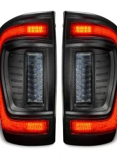 Oracle Lighting Tinted Lens Black Series Flush Style LED Tail Lights Toyota Tacoma Gen 3 2016-2023                                     - 5911-504-T - Image 4