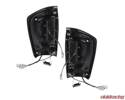 Oracle Lighting Tinted Lens Black Series Flush Style LED Tail Lights Toyota Tacoma Gen 3 2016-2023 - 5911-504-T