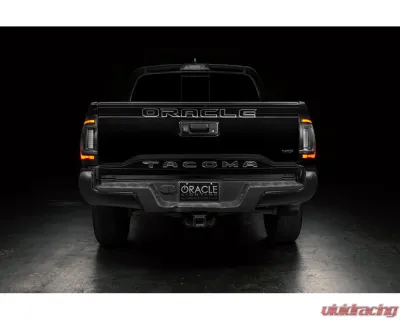 Oracle Lighting Tinted Lens Black Series Flush Style LED Tail Lights Toyota Tacoma Gen 3 2016-2023 - 5911-504-T