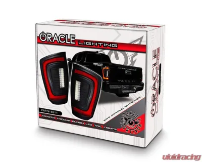 Oracle Lighting Standard Lens Flush Style LED Tail Lights Toyota Tacoma Gen 3 2016-2023 - 5911-504