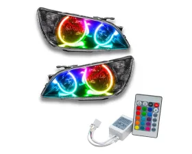 Oracle Lighting Pre-Assembled ColorSHIFT Headlights (HID - Black Housing) w/ Simple Controller SMD HL Lexus IS300 2001-2005
