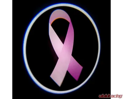 Oracle Lighting Pink Ribbon Breast Cancer GOBO LED Door Light Projectors - 3394-504