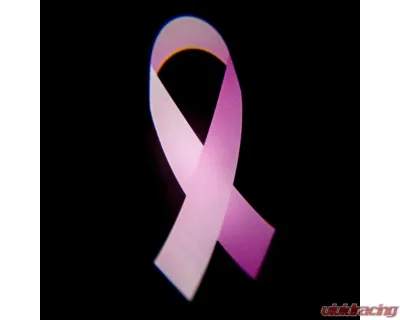 Oracle Lighting Pink Ribbon Breast Cancer GOBO LED Door Light Projectors - 3394-504