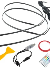 Oracle Lighting Dynamic ColorSHIFT LED Dash Strip Kit  Jeep Wrangler JL | Gladiator JT 2018-2023                                     - 4236-332 - Image 10