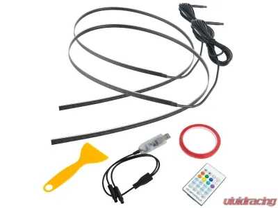 Oracle Lighting Dynamic ColorSHIFT LED Dash Strip Kit  Jeep Wrangler JL | Gladiator JT 2018-2023 - 4236-332