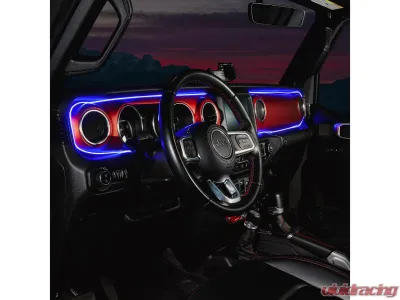Oracle Lighting Dynamic ColorSHIFT LED Dash Strip Kit  Jeep Wrangler JL | Gladiator JT 2018-2023 - 4236-332