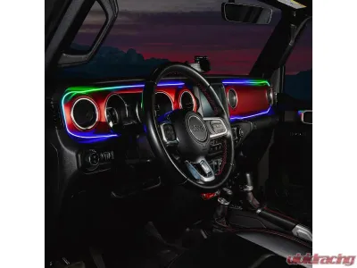 Oracle Lighting Dynamic ColorSHIFT LED Dash Strip Kit  Jeep Wrangler JL | Gladiator JT 2018-2023 - 4236-332