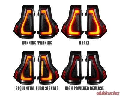 Oracle Lighting Standard Flush Lensless LED Tail Lights Lexus GX460 | Toyota Prado 2010-2023 - 5931-504