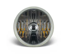 Oracle Lighting 7" Sealed Beam Glass Lens Headlight for H4 LED Bulbs, Non-Halo Compatible