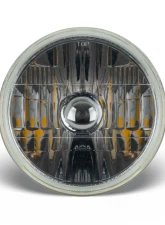 Oracle Lighting 7" Sealed Beam Glass Lens Headlight for H4 LED Bulbs, Non-Halo Compatible                                     - 6905-504 - Image 4