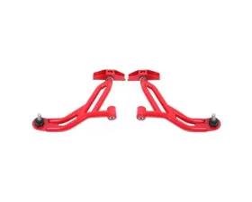 BMR Suspension Red Non-Adjustable Lower A-arms Ford Mustang 2005-2009
