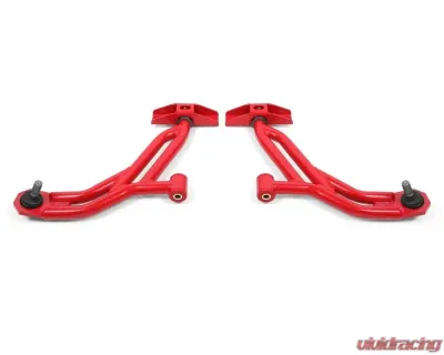 BMR Suspension Red Non-Adjustable Lower A-arms w/ 19mm Standard Height Ball Joints Ford Mustang 2010-2014 - AA754R
