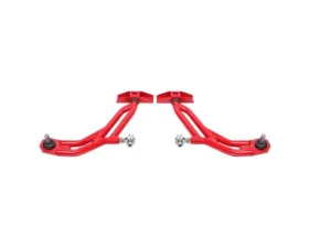 BMR Suspension Red Adjustable Lower A-arms w/ 19mm Standard Height Ball Joints Ford Mustang 2010-2014