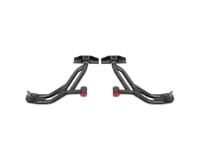 BMR Suspension Black Hammertone Non-Adjustable Lower A-arms w/ 19mm Tall Ball Joints Ford Mustang 2010-2014