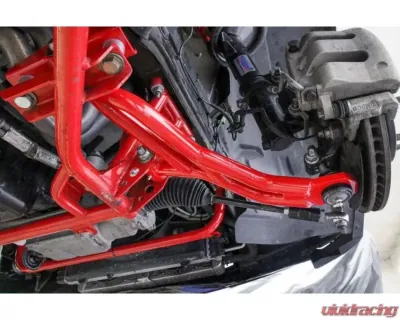 BMR Suspension Black Hammertone Non-Adjustable Lower A-arms w/ 19mm Tall Ball Joints Ford Mustang 2010-2014 - AA756H