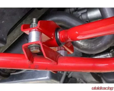 BMR Suspension Black Hammertone Non-Adjustable Lower A-arms w/ 19mm Tall Ball Joints Ford Mustang 2010-2014 - AA756H