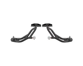 BMR Suspension Black Hammertone Adjustable Lower A-arms w/ 19mm Tall Ball Joints Ford Mustang 2010-2014