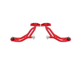 BMR Suspension Red Adjustable Lower A-arms w/ 19mm Tall Ball Joints Ford Mustang 2010-2014
